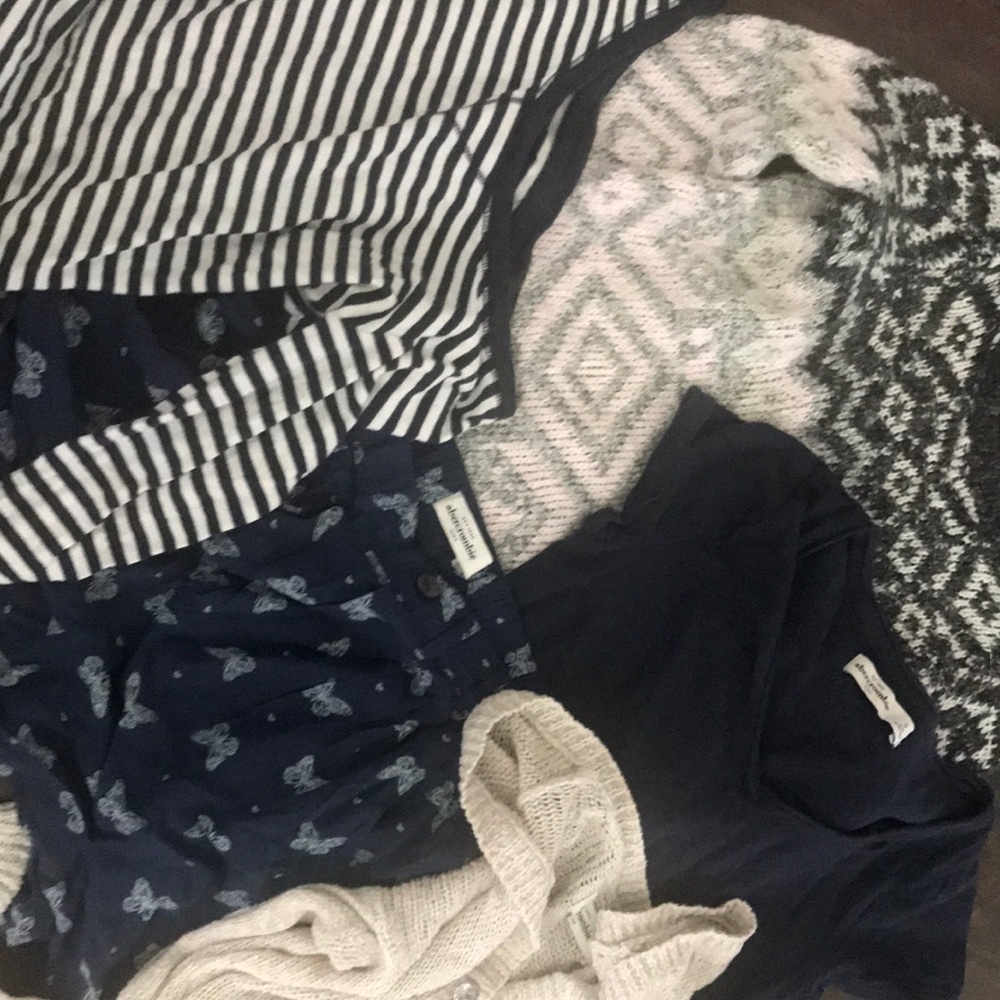 GIANT ABERCROMBIE KIDS BOX SHIRTS SWEATERS SHORTS